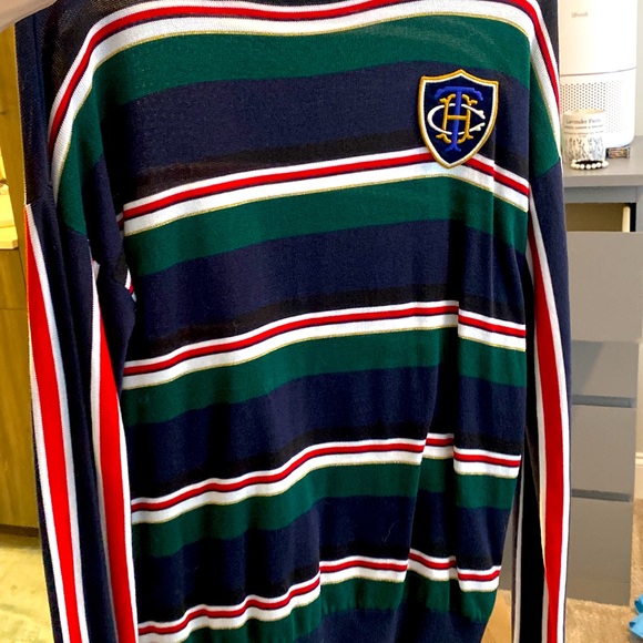 Tommy Hilfiger STRIPE MOCKNECK SWEATER - Picture 3 of 5